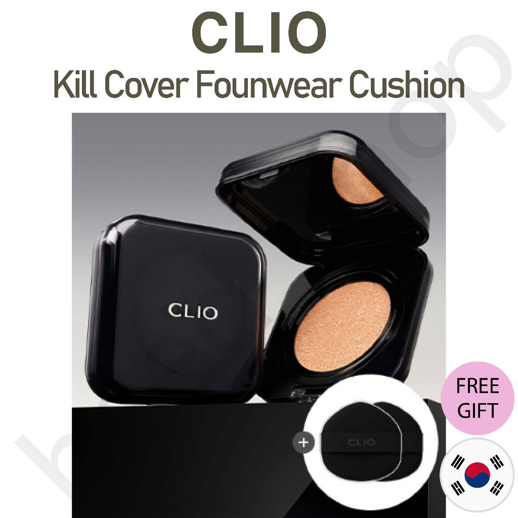 CLIO Đổi mới [CLIP] Kill Cover Founwear Cushion 15g + Refil 15g + 2 Cái