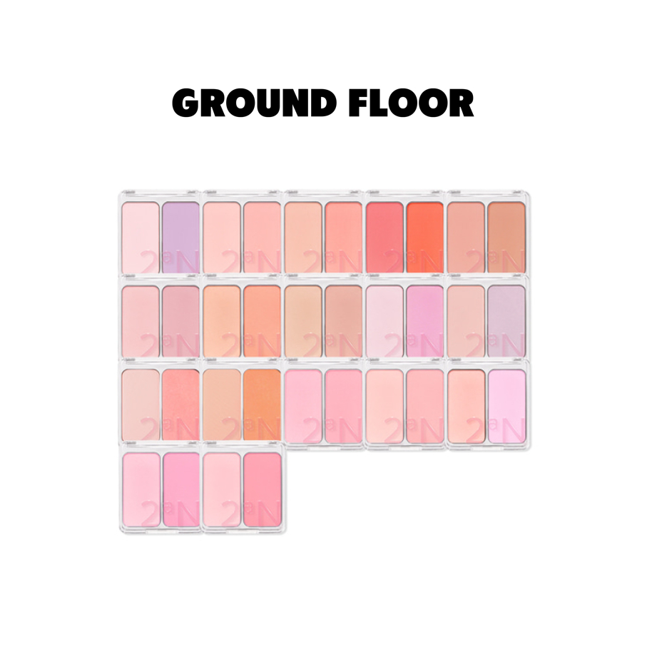 2aN Má Hồng Dual Cheek (18 Màu) 4.5g * 2
