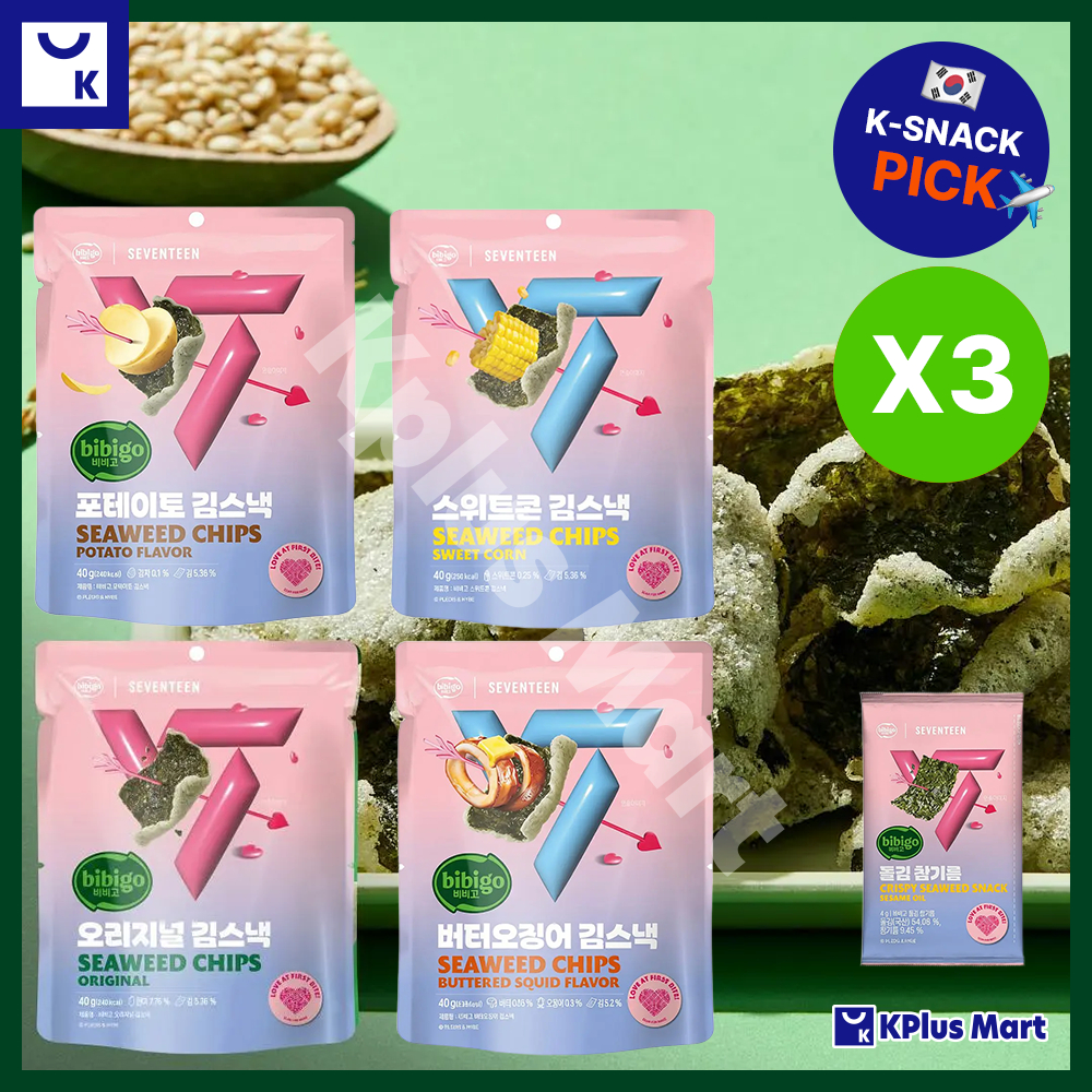 Khoai tây chiên BIBIGO, Snack Rong biển | K-Food / K-Snack