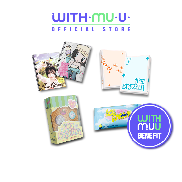 Album Album JYP Entertainment ITZY YUNA [ICE CREAM] 1st Mini Album (WITHMUU POB)