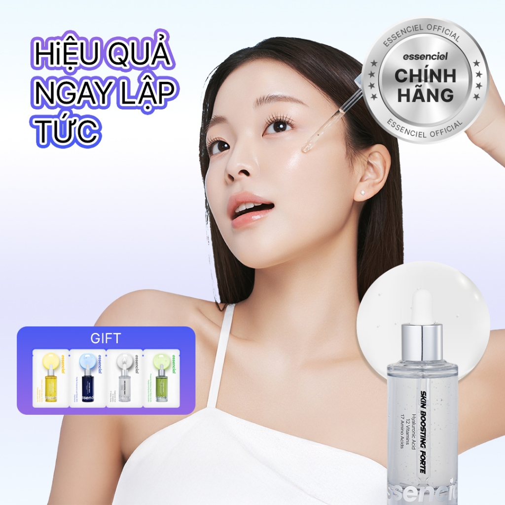 [Essenciel Chính Hãng] Serum HA Skin Boosting – Cấp Nước Tức Thì, Dưỡng Ẩm Sâu & Căng Bóng Da 50ml