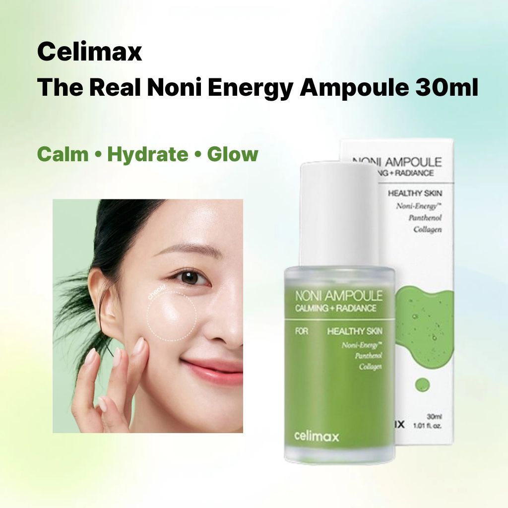 Celimax The Real Noni Energy Ampoule 30ml Hydrating Soothing Serum Glow Radiance Chăm sóc da Hàn Quố