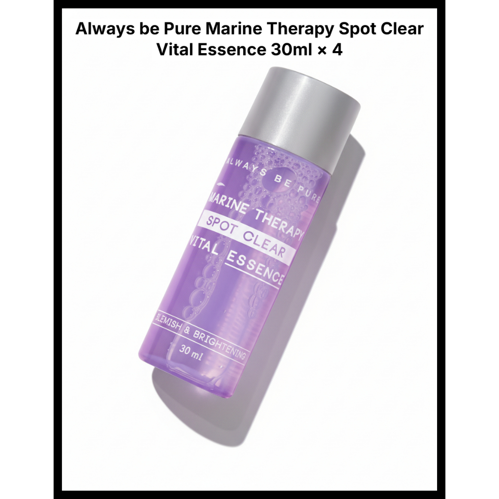 Always be Pure Marine Therapy Spot Clear Vital Essence 30ml × 4 – Bộ chăm sóc làm sáng da