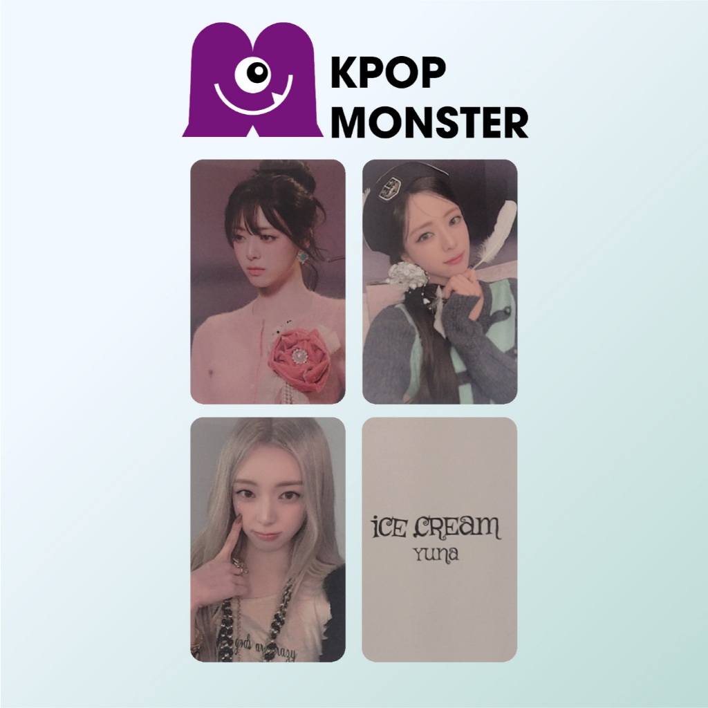 [ITZY Yuna] Photocard lợi ích đặt hàng trước kem / BDM