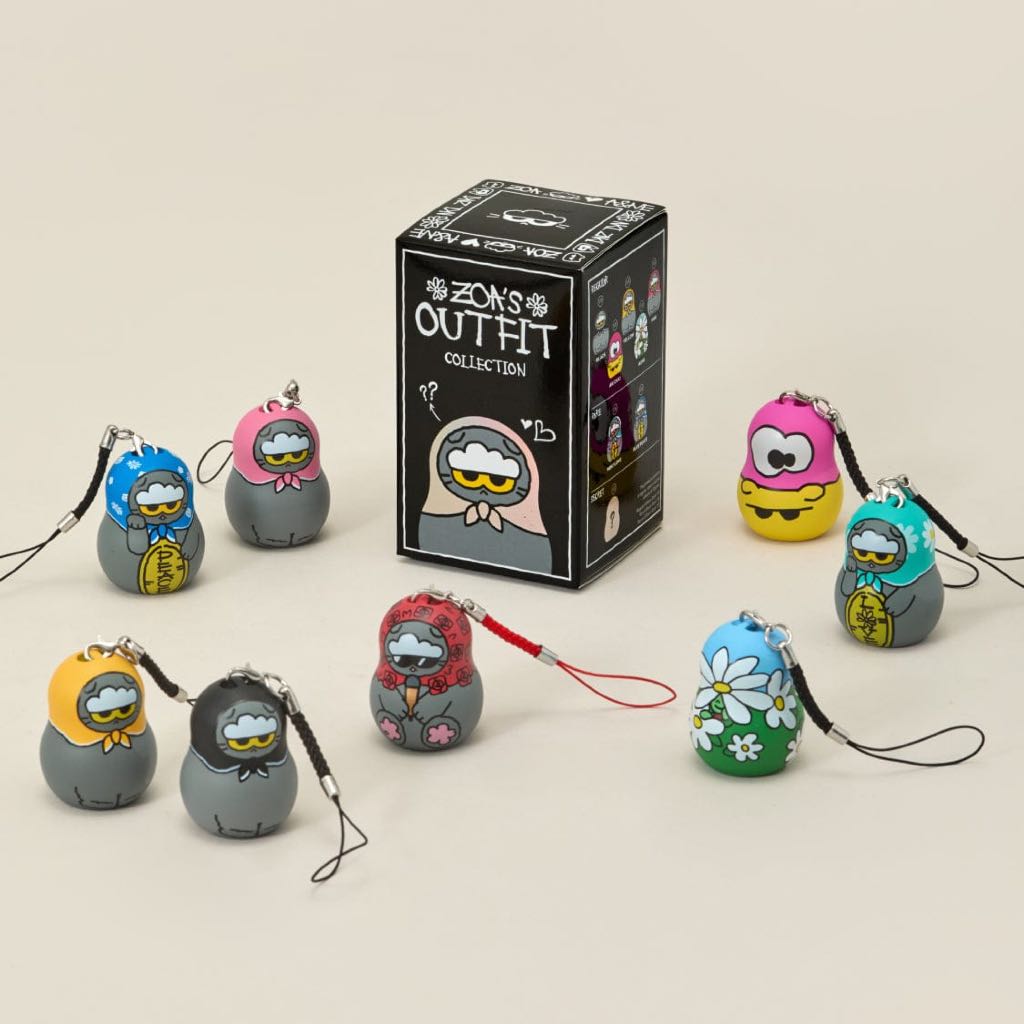 ZO & FRIENDS RANDOM FIGURE KEYRING LUCKY SHOP