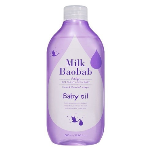 [K-BABY] Sữa Baobab Baby Oil – Baby Musk (500ml) – Nuôi dưỡng sâu & Nhẹ