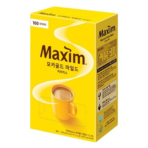 Cà phê Maxim Mocha Gold Mix 100 que Hàn Quốc | Cà phê hòa tan Hàn Quốc chính hãng | Cà phê K ngọt ng