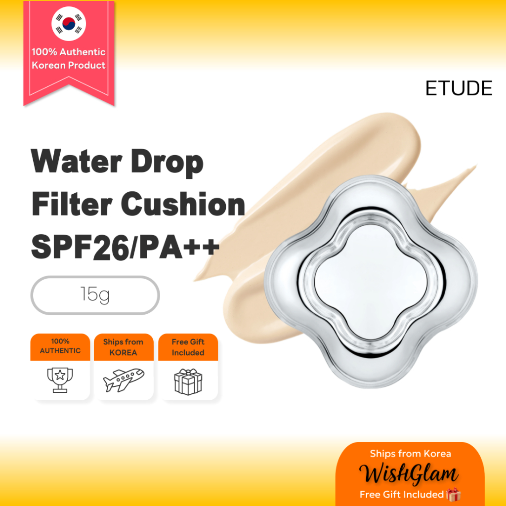ETUDE Phấn nước mịn màng Water Drop Filter Cushion 15g