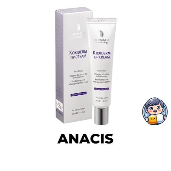 [ANACIS] K-Oxiderm OP Cream, Anti-bleus Vitamin K1 Oxide trong chăm sóc phục hồi liposome sau khi đi