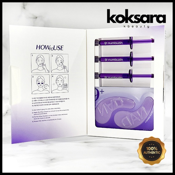 Numbuzin No.9 3-Day Eye Care Kit