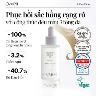 [OVMENT] Tinh dầu dưỡng Innermate Toning Oil (30ml) | Làm sáng | Cải thiện làn da