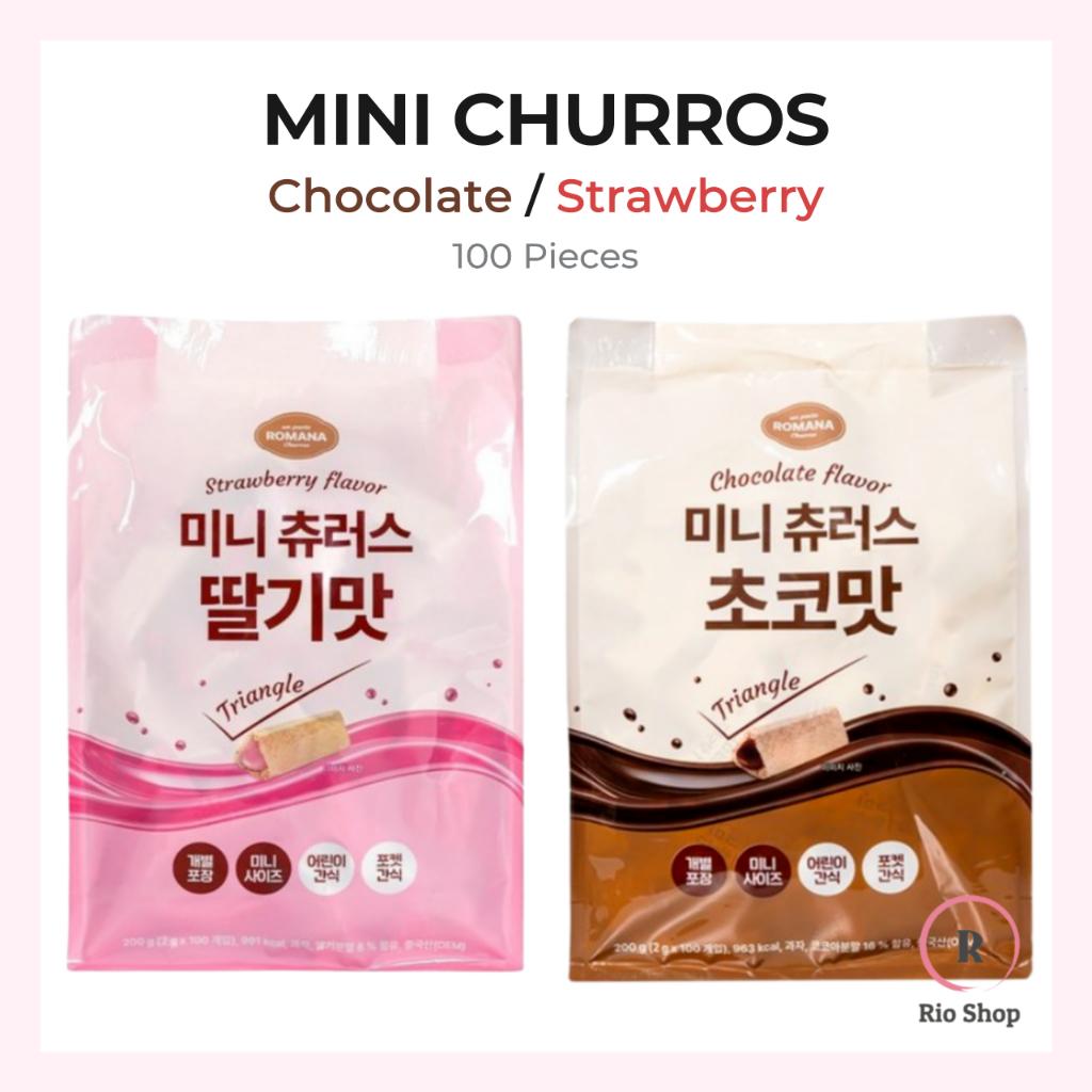 Churros Mini – Sôcôla / Dâu (100 Miếng)