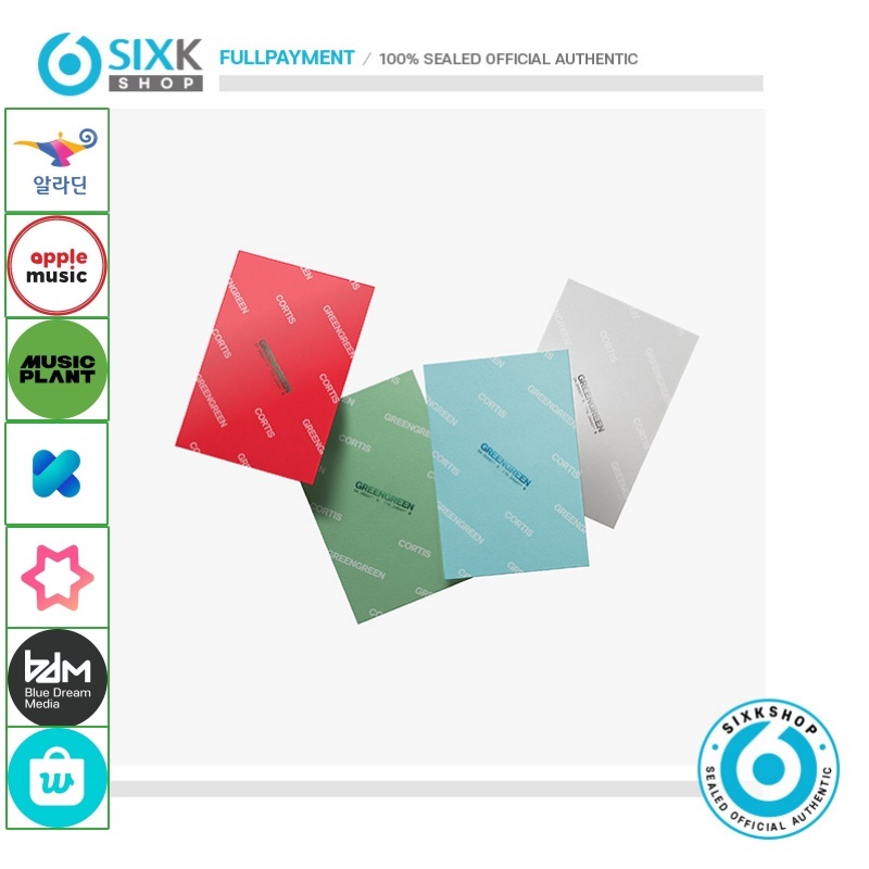 (GIVEAWAY EVENT) SIXKSHOP✨ ( POB ) CORTIS 2ND MINI ALBUM GREENGREEN ( WEVERSE VER )