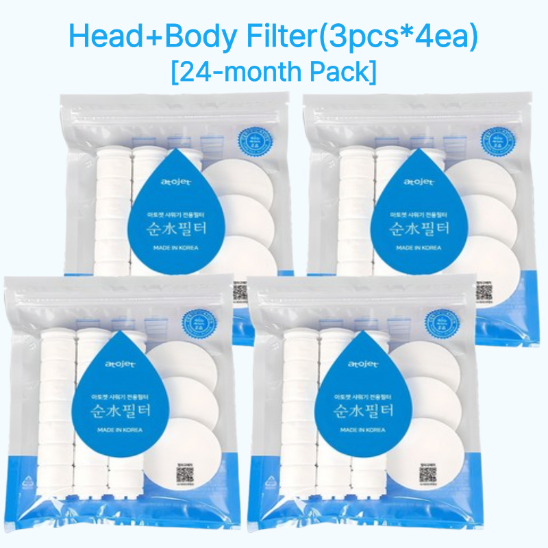 [ATOJET] bộ lọc (vòi sen & Body) 3 cái * 4ea, Vận chuyển từ hàn quốc