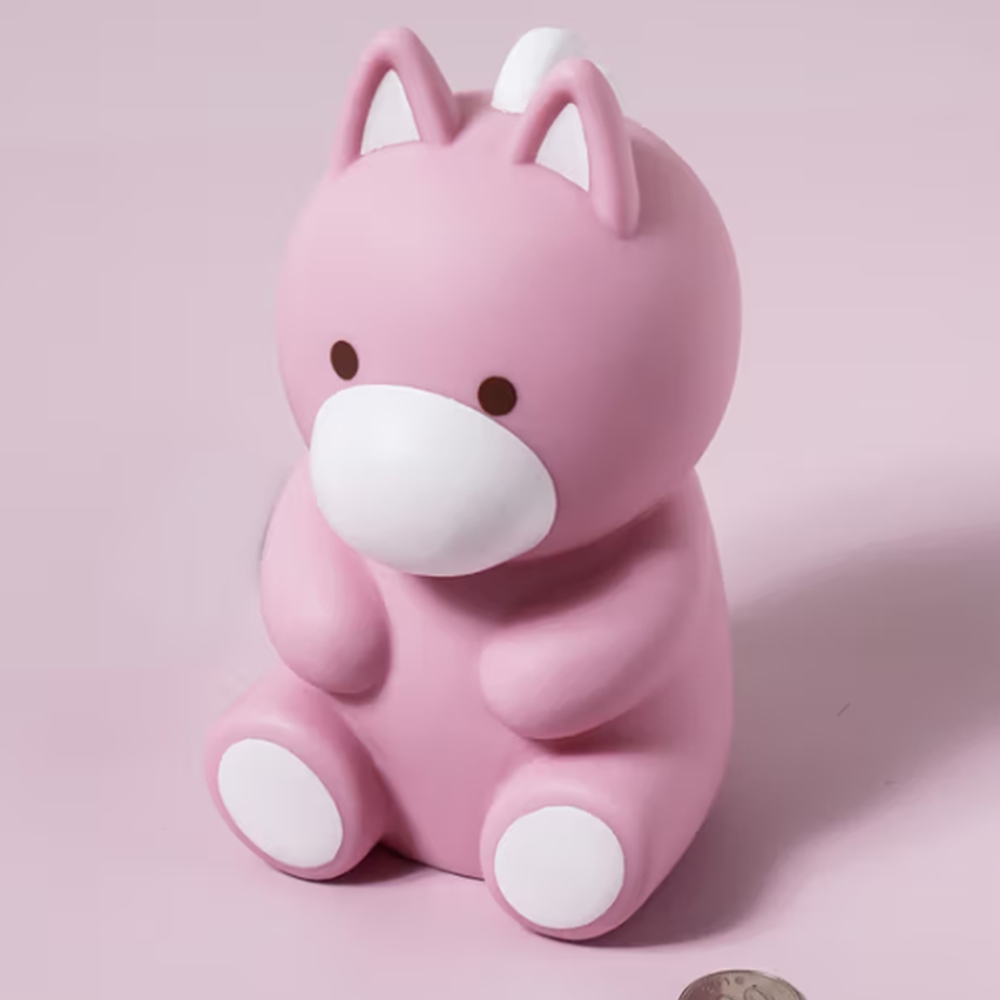 [daiso KOREA] Ngân hàng tiền xu ngựa đỏ