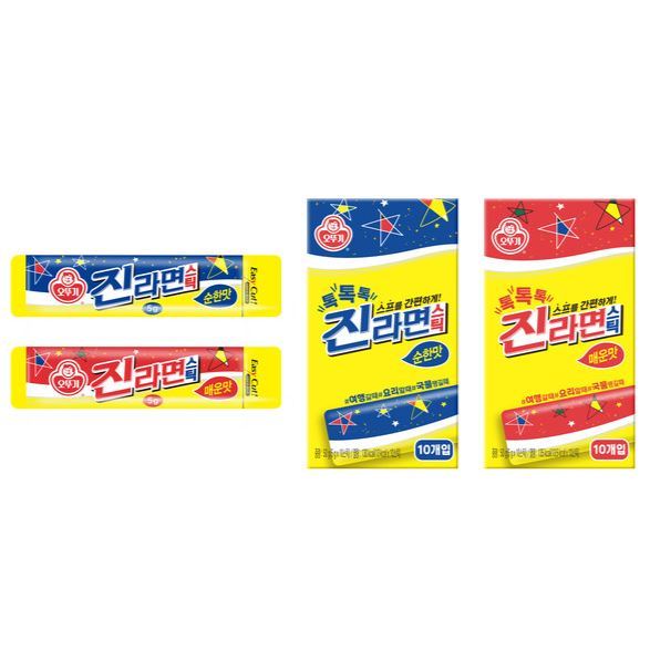 [Ottogi] Jin Ramen Powder Stick (Nhẹ / Cay)