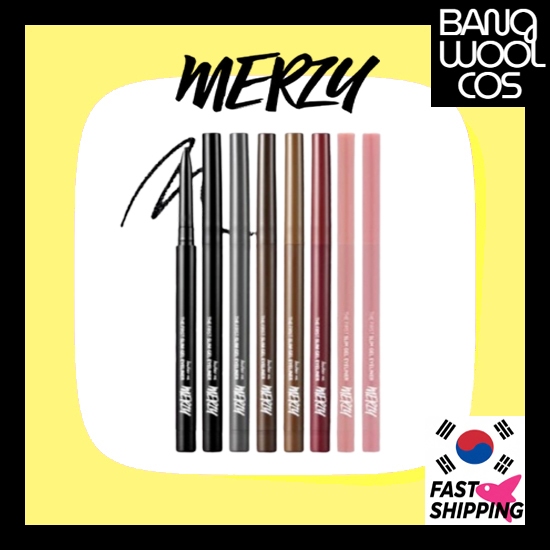 [MERZY] Bút kẻ mắt Gel mỏng đầu tiên 1,5mm Slim High-Adherence (7 màu, 0,05g)