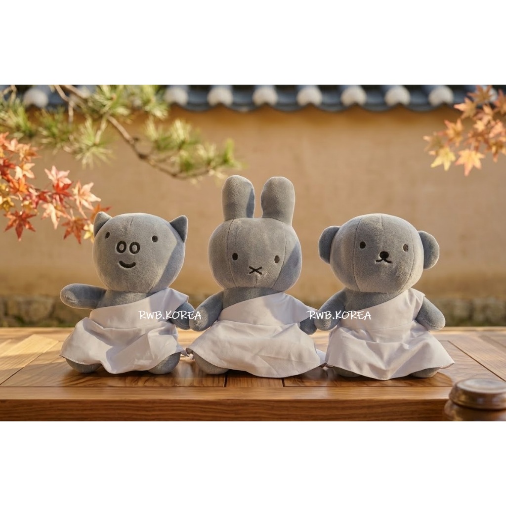 🎀【Gyeongju Exclusive/ In Stock】2024 Korea miffy Gyeongju Seokguram Edition Plush Keyring