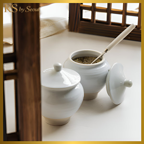 [Daiso Korea] Bình Mini bằng gốm sứ – Hộp đựng đồ phong cách Hangari