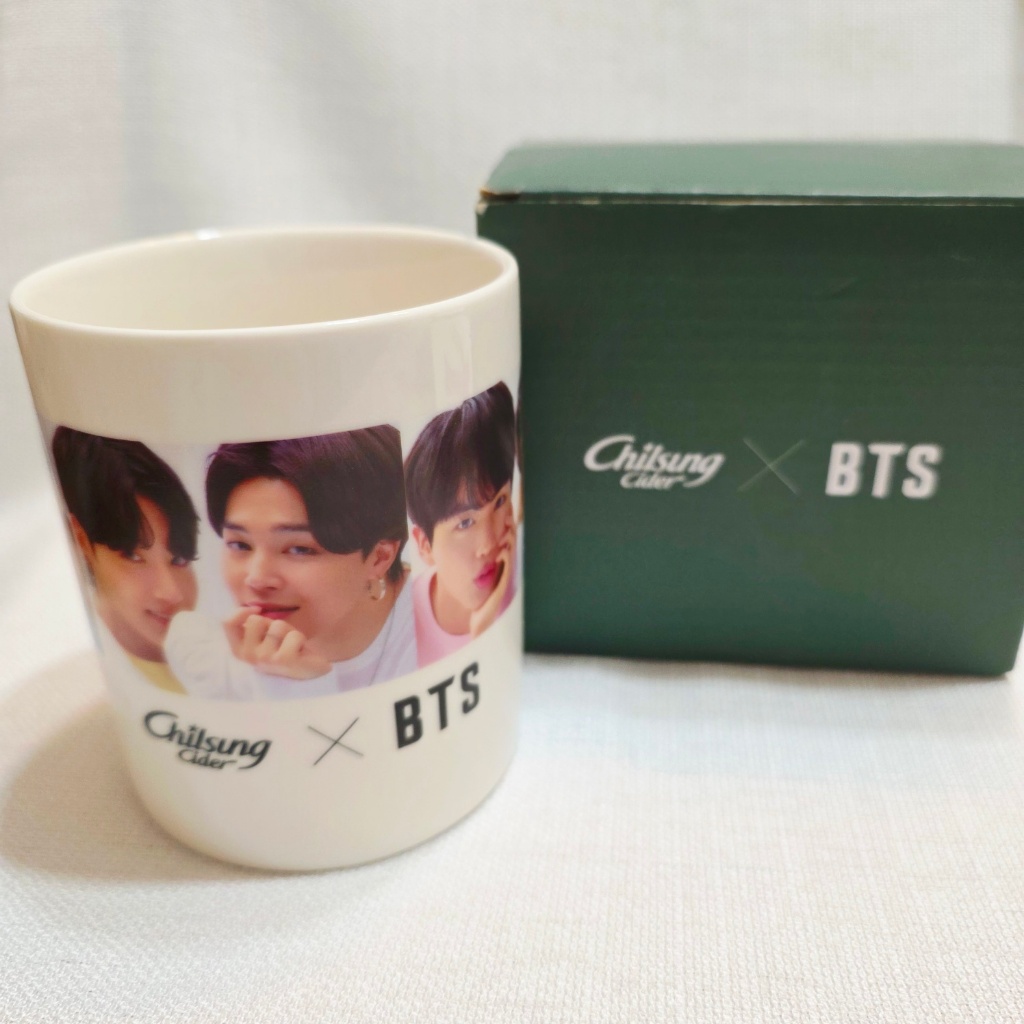 Cốc cốc BTS X Chilsung Cider | Bộ sưu tập hợp tác K-Pop | Không sử dụng