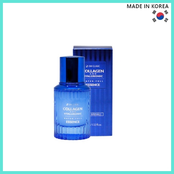 3W CLINIC Tinh chất đầy đủ Collagen & Hyaluronic Clinic 3W 45ml ★Vận chuyển từ Hàn Quốc★