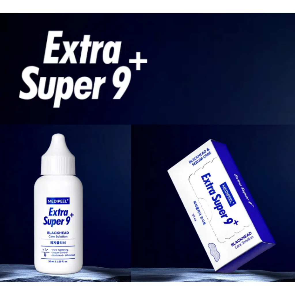 Extra Super 9 Plus 2.0 Pimple & Blackhead Cleaner (50ml) + Bộ mũi chuyên dụng