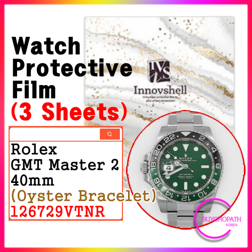Tấm bảo vệ màn hình cho Rolex GMT Master 2 (3 tờ) / 126729VTNR  Oyster / vết xước và nhiễm trùng VTN