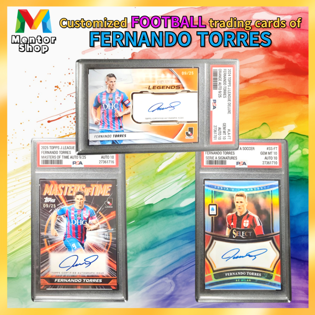 [Cửa hàng cố vấn] ✨ Thẻ chữ ký mờ tùy chỉnh Fernando Torres – Thẻ bóng đá phiên bản giới hạn kiểu PS