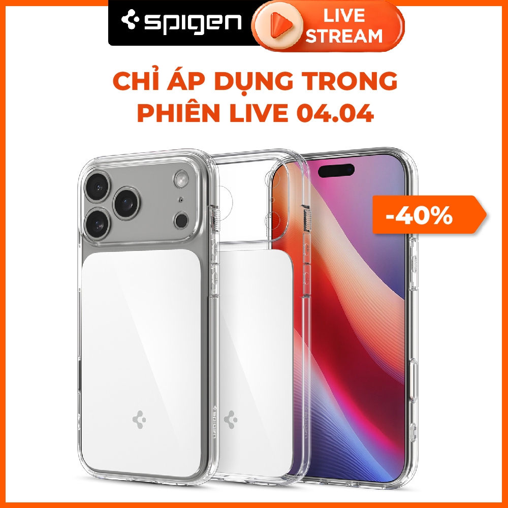 [4.4 Live] Ốp Lưng iPhone 17 Pro Max 17 Pro Air 17 16 Series Ultra Hybrid T MagFit Spigen - Tương Th