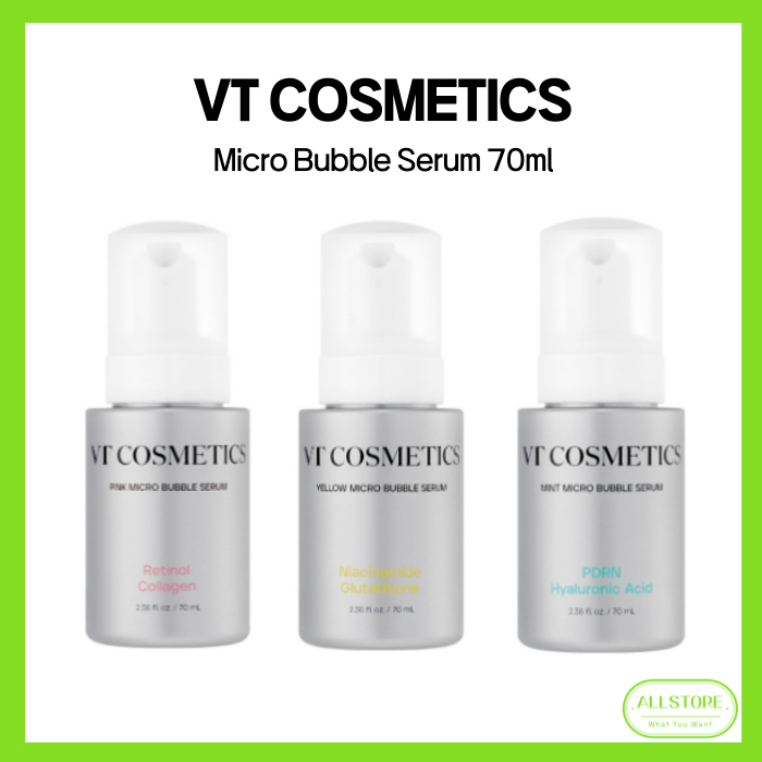 [VT COSMETICS] Serum Micro Bubble 70ml | Serum dưỡng ẩm Hàn Quốc | Niacinamide Retinol PDRN