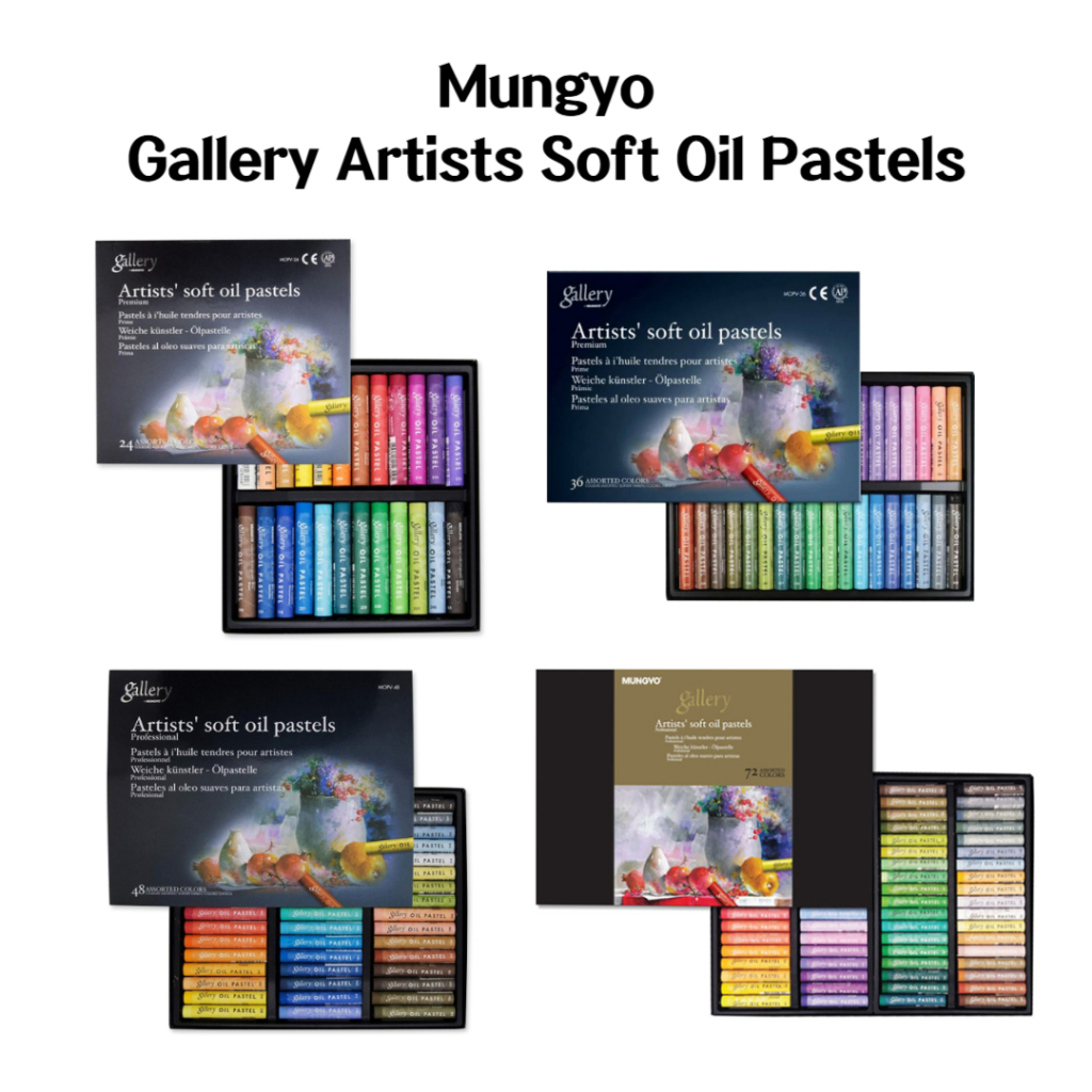 Mungyo Gallery Artists Soft Oil pastel (MOPV-24 / 36 / 48 / 72) Màu hỗn hợp, màu sắc phong phú, liên