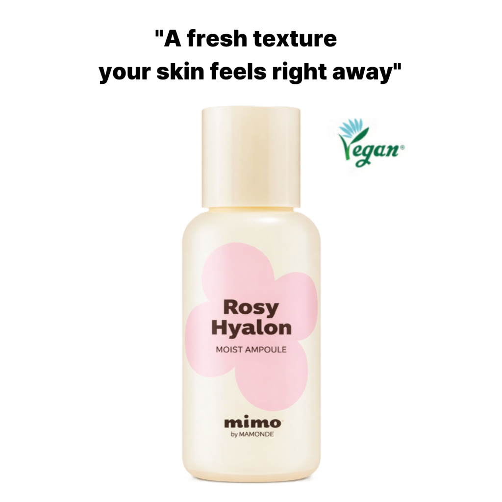 DAISO MIMO của MAMONDE Rosy Hyalon Moist Ampoule 50ml – Nhẹ Hydrated Feel Daily Skin DC00