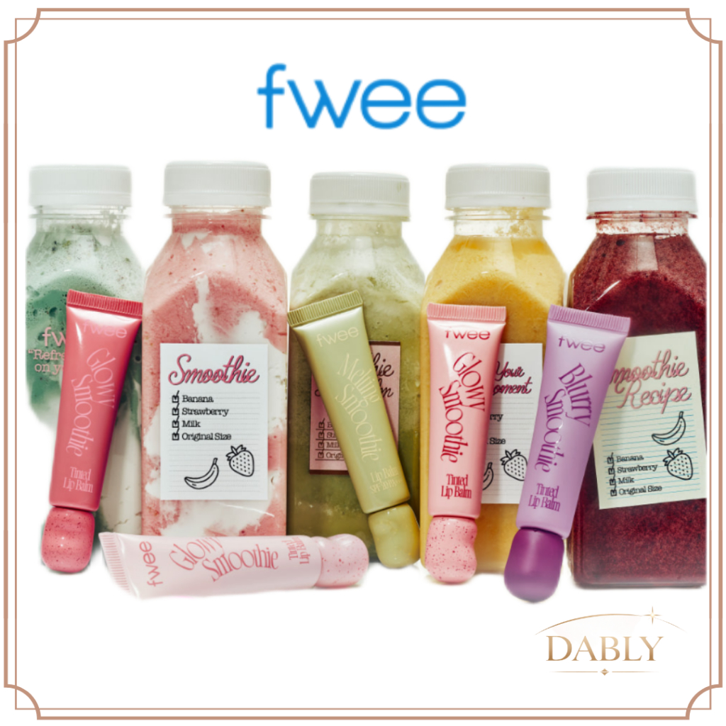 [fwee] Son dưỡng môi màu mịn phát sáng Fwee 9.5g 17 sắc thái dưỡng ẩm Son dưỡng môi bóng dưỡng ẩm So