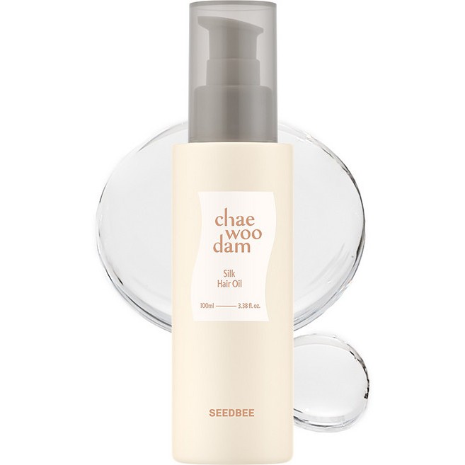 Dầu tóc lụa Seedbee Chae Woo Dam Hàn Quốc 100ml | Serum dưỡng tóc Frizz Control | Chăm sóc tóc sáng 
