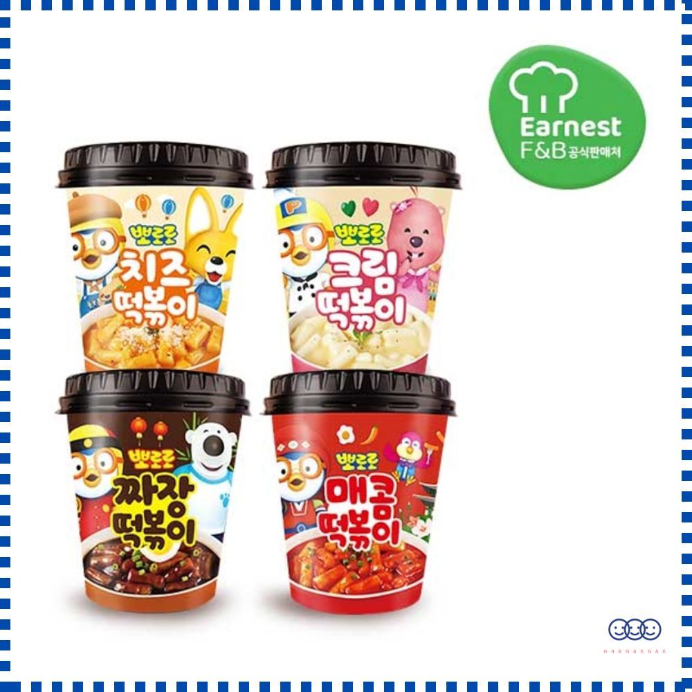 * Honest F & B * Cốc trẻ em Pororo Tteokbokki Topokki