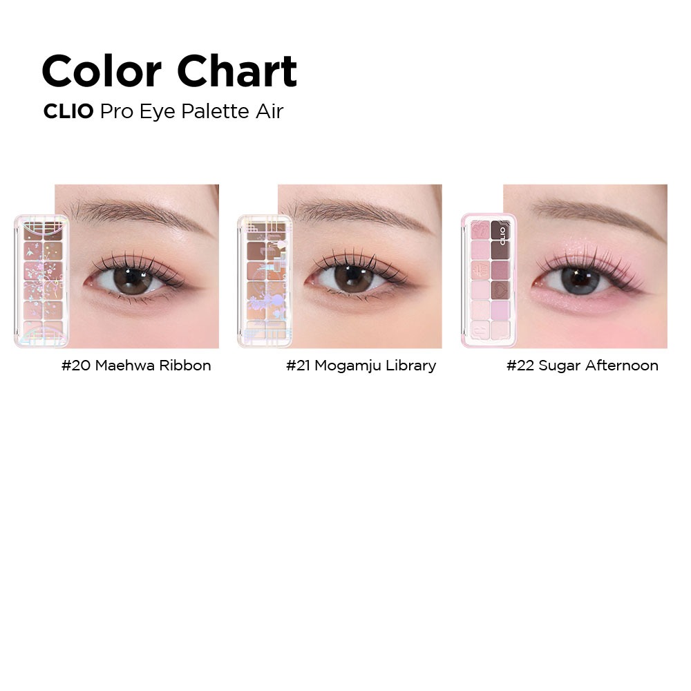 [CLIO - MÀU MỚI] Bảng Mắt Chuyên Nghiệp Dễ Dùng PRO EYE PALETTE AIR - 0.6gX12 | BigBuy360 - bigbuy360.vn