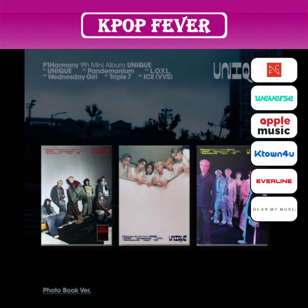 P1Harmony [UNIQUE] 9th Mini Album / Photobook Ver