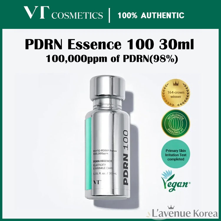 VT COSMETICS [Mỹ phẩm VT] ⚡Tinh chất PDRN 100 30ml⚡, 100.000ppm PDRN (98%) Cải thiện nếp nhăn, Làm s