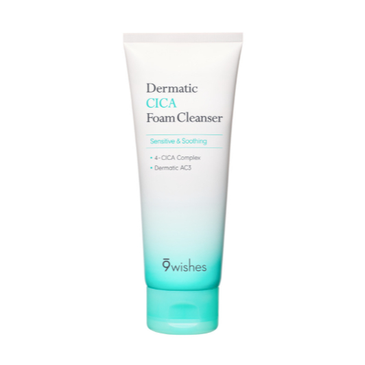 9wishes Sữa rửa mặt tạo bọt Dermatic Cica 150ml
