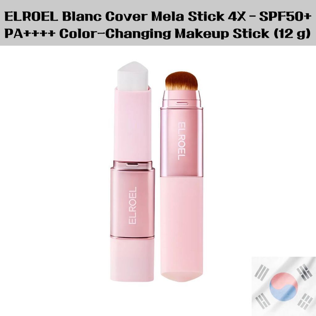 ELROEL Blanc Cover Mela Stick 4X – SPF50 + PA + + + + Que trang điểm đổi màu (12 g)