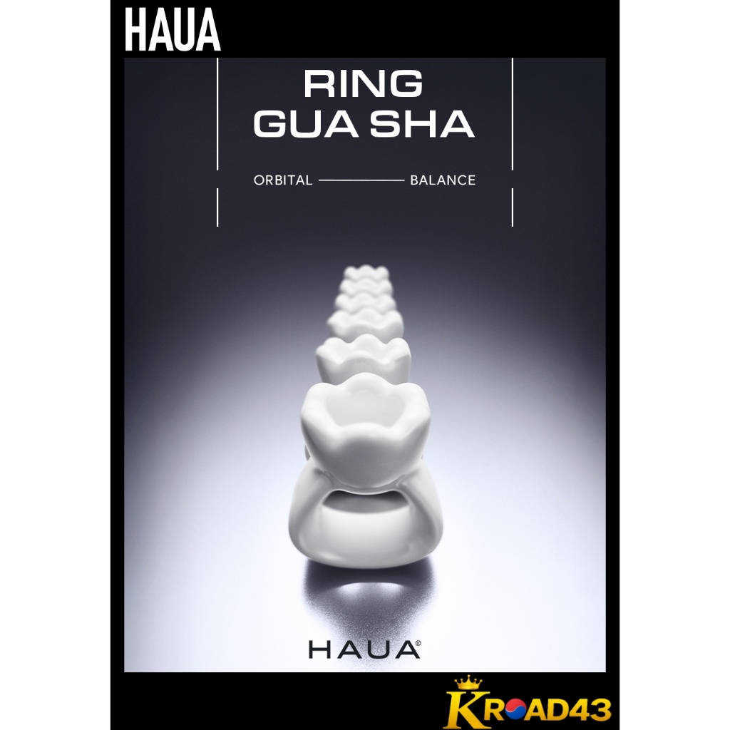 [HAUA] [K-POP Idol Beauty Tool] Vòng massage mặt Gua Sha 1 cái / Dụng cụ massage mặt Chăm sóc da mặt