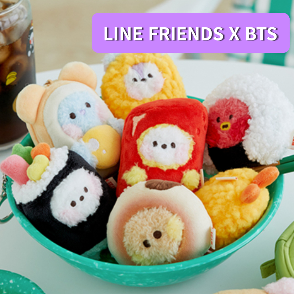 [BT21] Móc khóa sang trọng MININI Bunsik | Túi búp bê nhân vật BTS Charm CHÍNH THỨC LINE FRIENDS