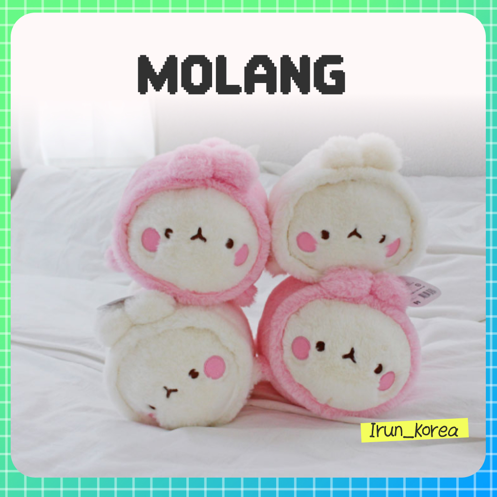 [MOLANG] Búp bê sang trọng nằm Molang (25cm)