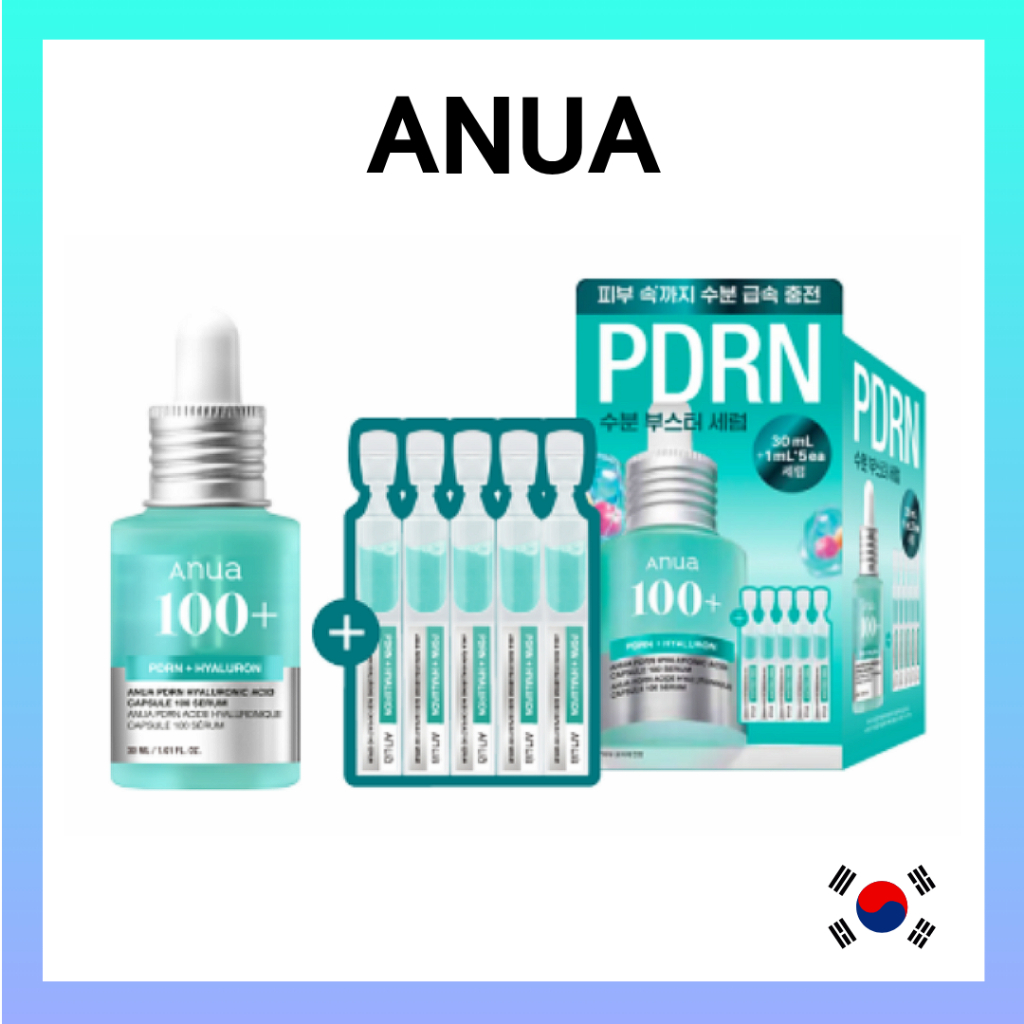 Anua PDRN Serum 30ml + 5ml Hyaluronic Acid Capsule 100