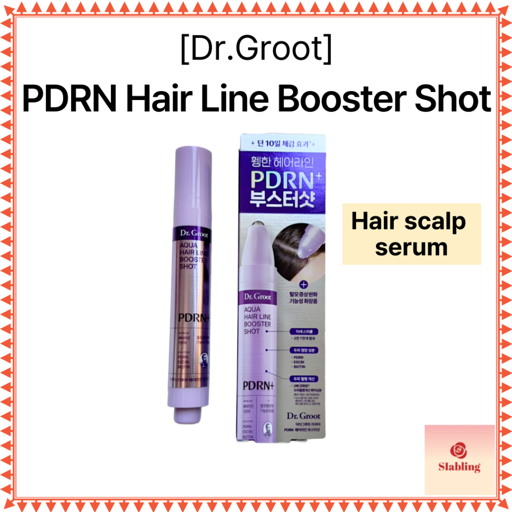 [Dr.Groot] Aqua PDRN Hair Line Booster Shot Ampoule 15ml / serum da đầu tóc