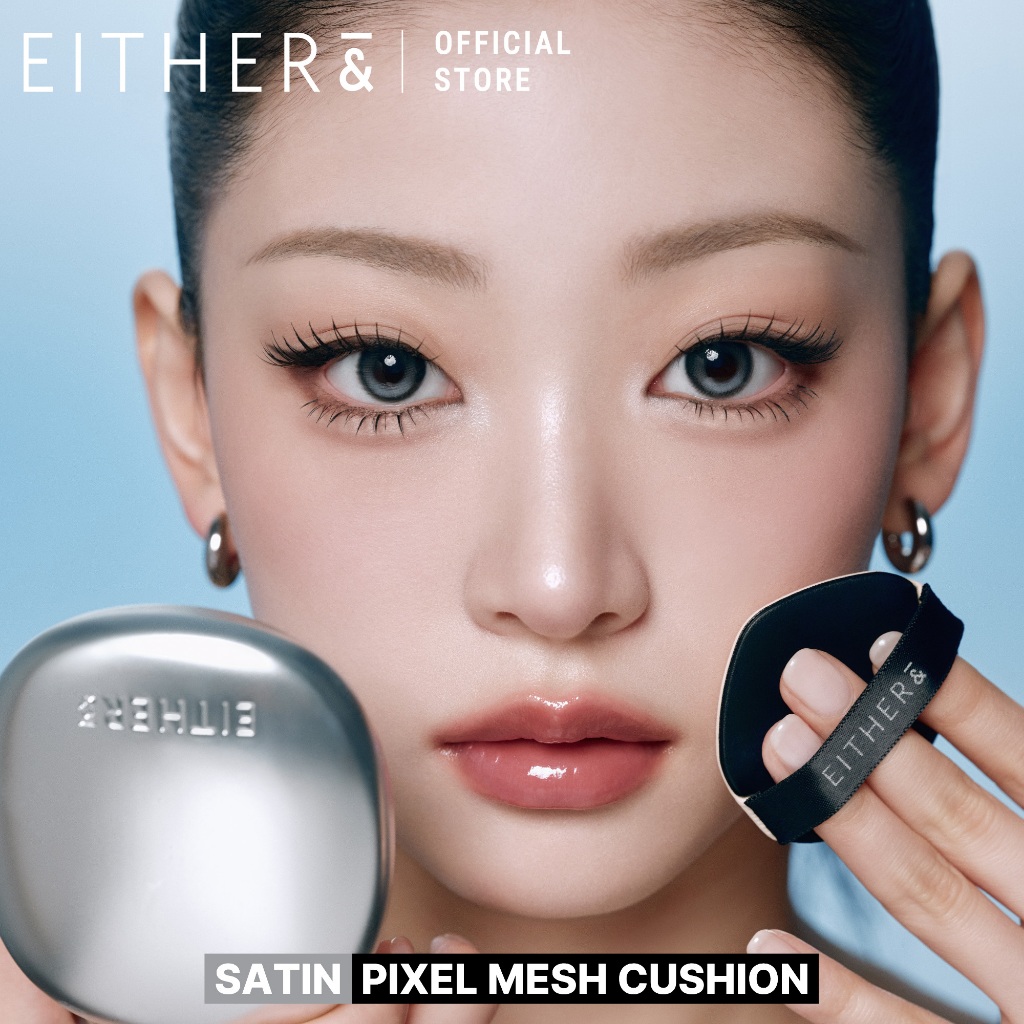 EITHER& Satin Pixel Mesh Cushion SPF50+ PA++++ 15g