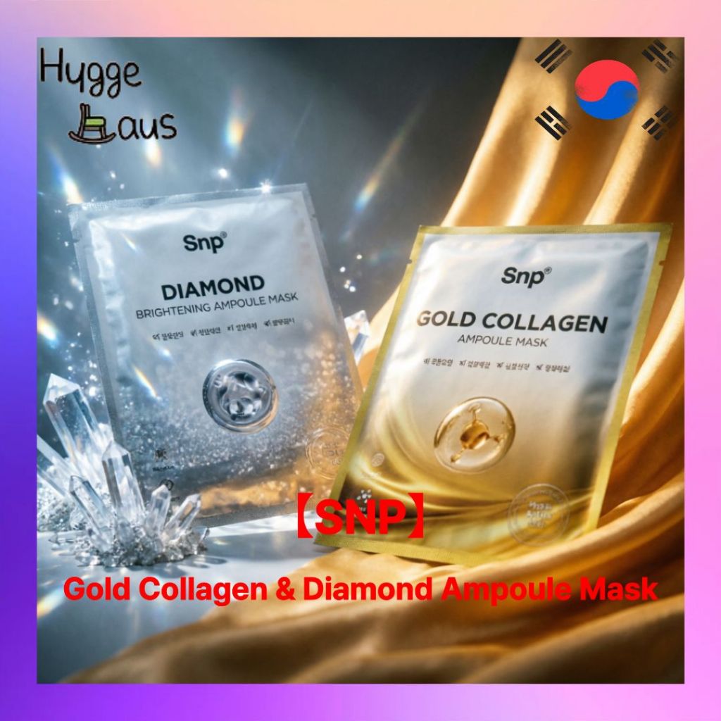[SNP] Bộ mặt nạ vàng Collagen & Diamond Radiance Ampoule 25ml x10 tờ