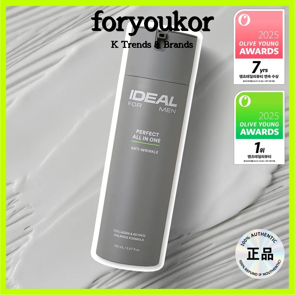 Ideal for Men Perfect All-in-One 150ml / Ideal For Men Collection, từ hàn quốc / Olive Young Korea