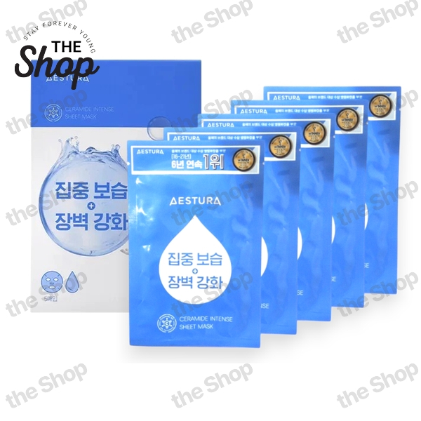 [AESTURA] Mặt nạ tấm cường độ cao Ceramide (5 tờ)