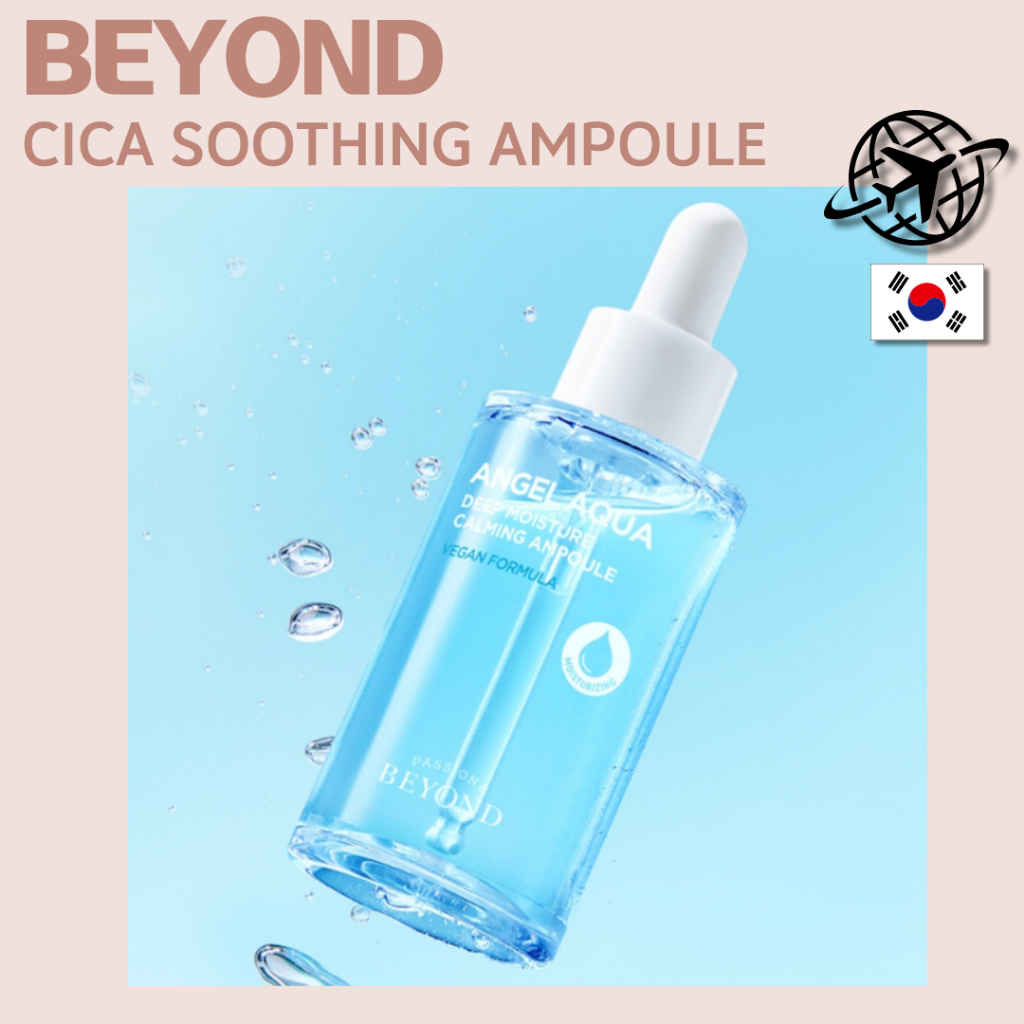 Beyond Angel Aqua Moisture Barrier Cica Soothing Ampoule 50ml Vegan Hydration Face Serum K beauty